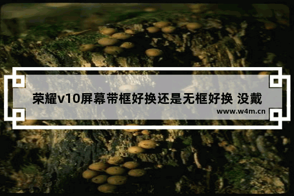 荣耀v10屏幕带框好换还是无框好换 没戴显示器