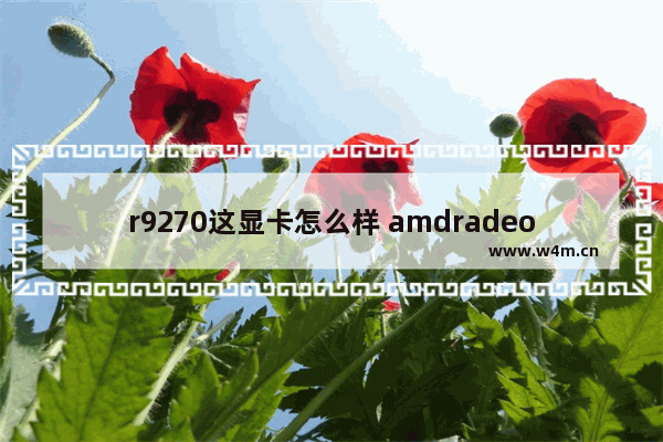 r9270这显卡怎么样 amdradeonr9200这显卡怎么样