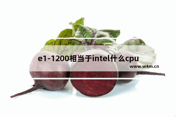 e1-1200相当于intel什么cpu 英特尔小cpu