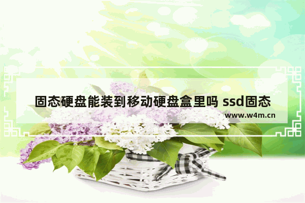 固态硬盘能装到移动硬盘盒里吗 ssd固态硬盘加硬盘盒