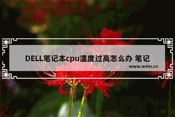 DELL笔记本cpu温度过高怎么办 笔记本cpu烧了怎么办