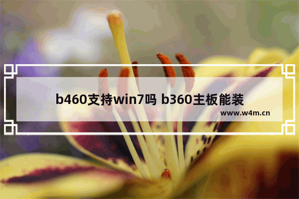 b460支持win7吗 b360主板能装win7吗