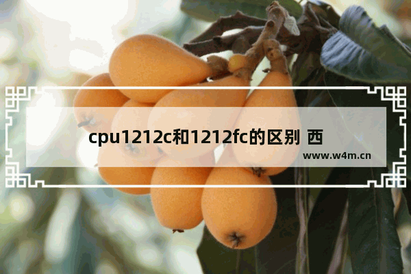 cpu1212c和1212fc的区别 西门子 cpu