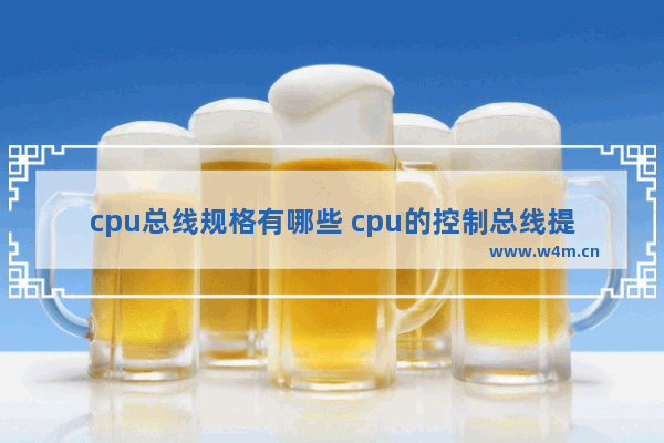 cpu总线规格有哪些 cpu的控制总线提供什么