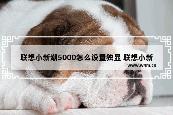 联想小新潮5000怎么设置独显 联想小新潮5000显卡