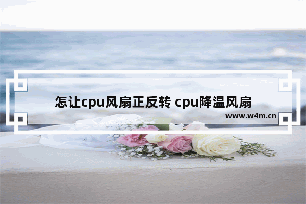 怎让cpu风扇正反转 cpu降温风扇