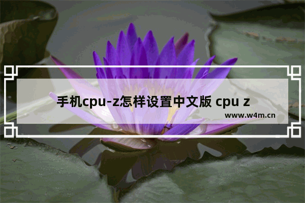 手机cpu-z怎样设置中文版 cpu z安卓