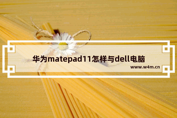 华为matepad11怎样与dell电脑分屏 戴尔平板电脑和笔记本电脑