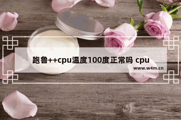 跑鲁++cpu温度100度正常吗 cpu鲁++温度