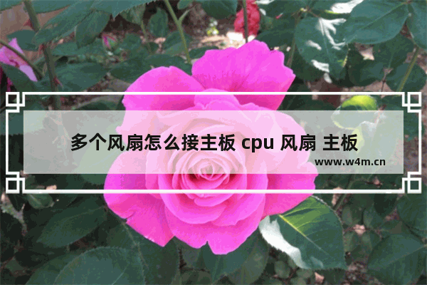 多个风扇怎么接主板 cpu 风扇 主板