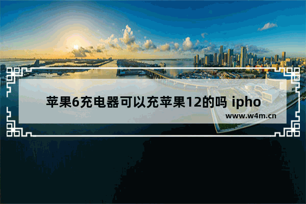 苹果6充电器可以充苹果12的吗 iphone6的 cpu