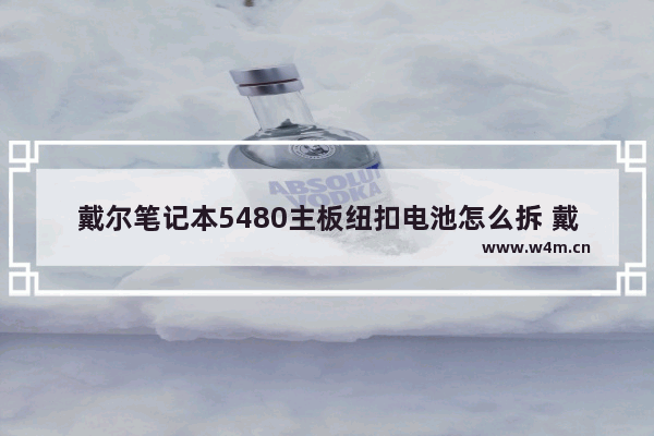 戴尔笔记本5480主板纽扣电池怎么拆 戴尔电脑拔掉主板纽扣电池