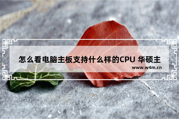 怎么看电脑主板支持什么样的CPU 华硕主板怎么查看bios版本