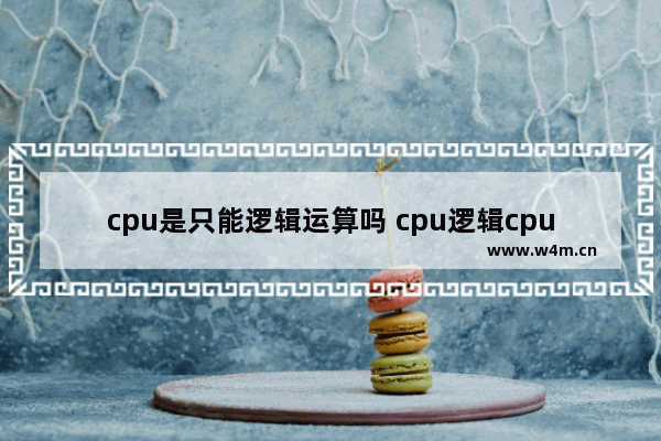 cpu是只能逻辑运算吗 cpu逻辑cpu