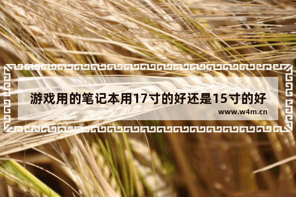 游戏用的笔记本用17寸的好还是15寸的好 15寸笔记本电脑游戏