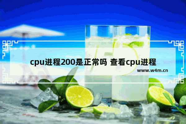 cpu进程200是正常吗 查看cpu进程