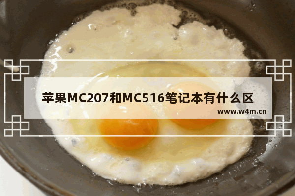 苹果MC207和MC516笔记本有什么区别 mc516换固态硬盘