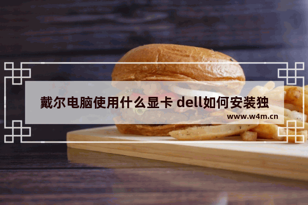 戴尔电脑使用什么显卡 dell如何安装独立显卡