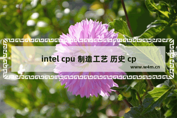 intel cpu 制造工艺 历史 cpu 的工艺