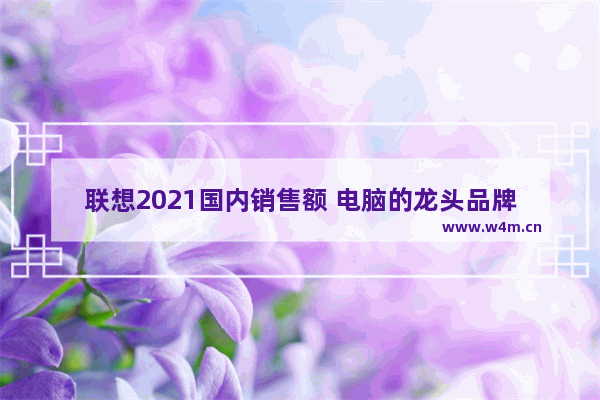 联想2021国内销售额 电脑的龙头品牌