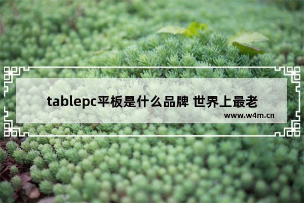 tablepc平板是什么品牌 世界上最老的平板电脑品牌