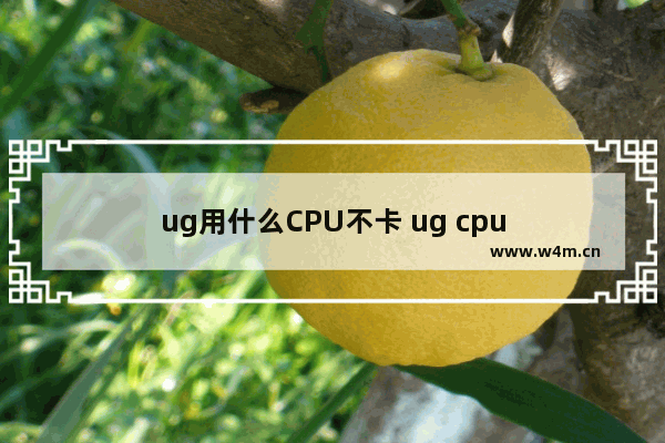 ug用什么CPU不卡 ug cpu