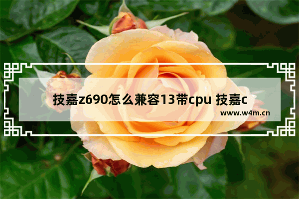 技嘉z690怎么兼容13带cpu 技嘉cpu z