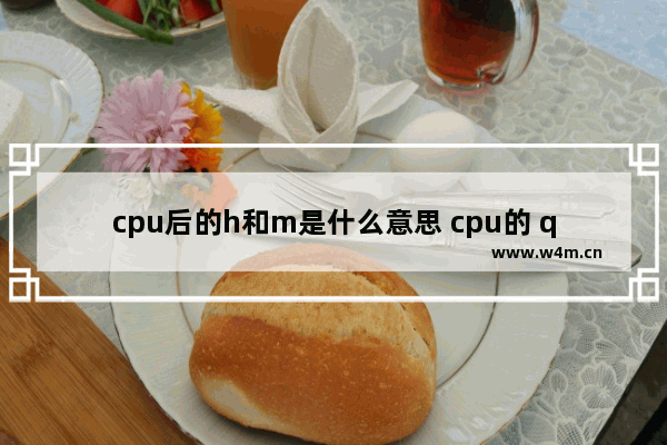 cpu后的h和m是什么意思 cpu的 qm