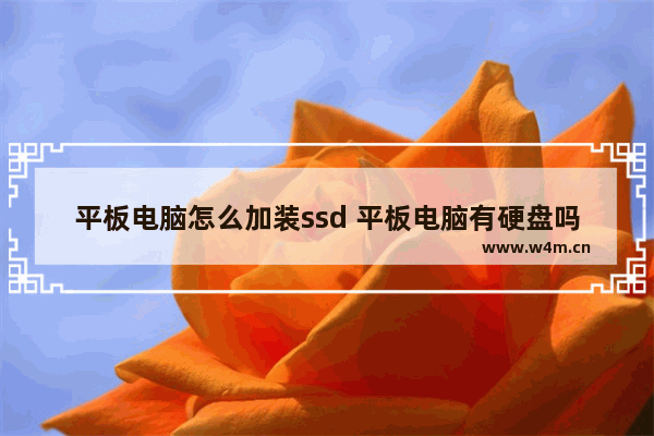 平板电脑怎么加装ssd 平板电脑有硬盘吗