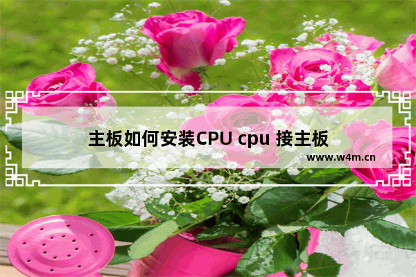 主板如何安装CPU cpu 接主板