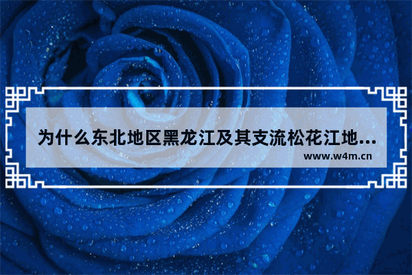 为什么东北地区黑龙江及其支流松花江地区 流量比较丰富 rtk内置网络模式要费用吗