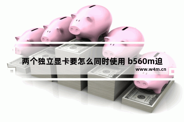 两个独立显卡要怎么同时使用 b560m迫击炮能装俩显卡吗