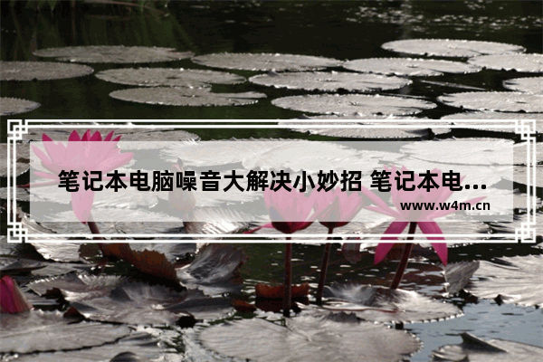 笔记本电脑噪音大解决小妙招 笔记本电脑声音大怎么办