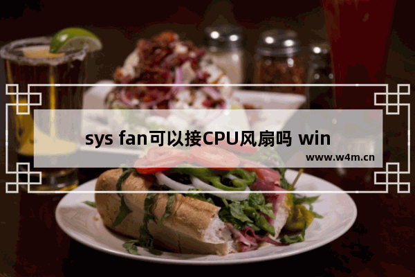 sys fan可以接CPU风扇吗 win10bios cpu风扇怎么设置