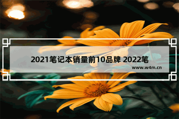 2021笔记本销量前10品牌 2022笔记本电脑销量排行榜