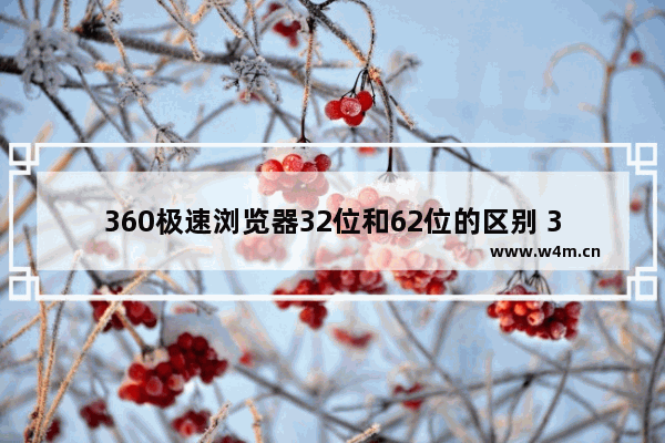 360极速浏览器32位和62位的区别 360浏览器CPU占用高的解决办法