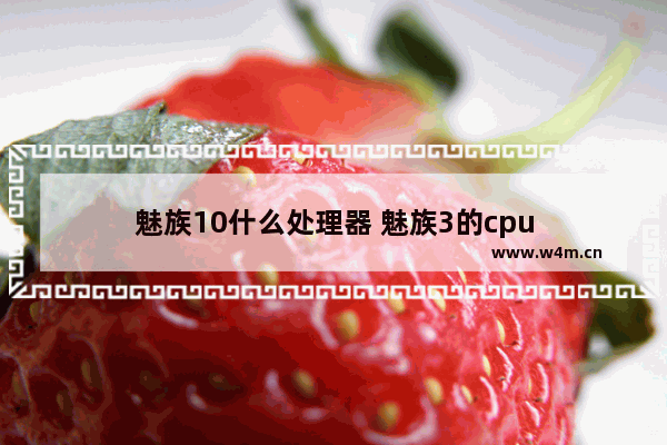 魅族10什么处理器 魅族3的cpu