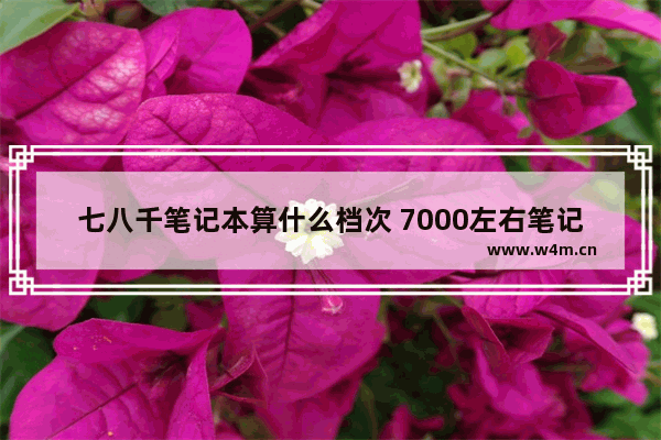 七八千笔记本算什么档次 7000左右笔记本电脑