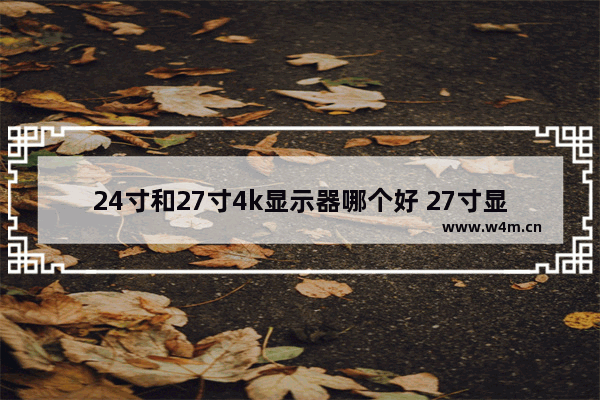 24寸和27寸4k显示器哪个好 27寸显示器24寸