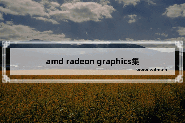 amd radeon graphics集成显卡性能 集成显卡发展