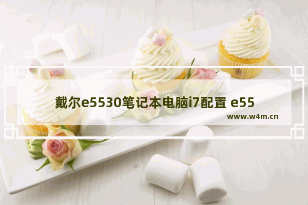 戴尔e5530笔记本电脑i7配置 e5530 cpu