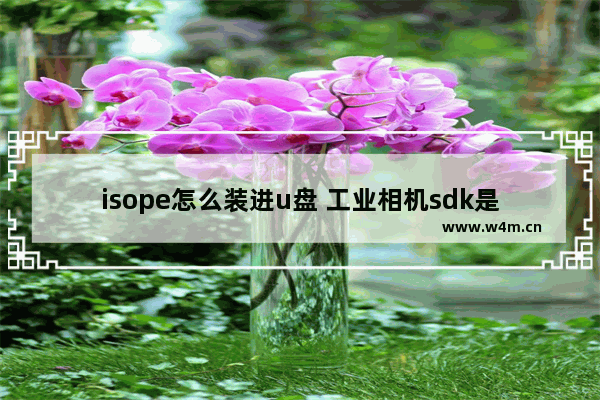 isope怎么装进u盘 工业相机sdk是什么意思