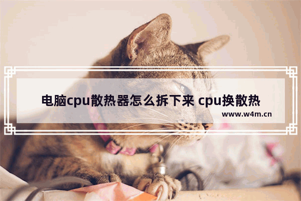 电脑cpu散热器怎么拆下来 cpu换散热器