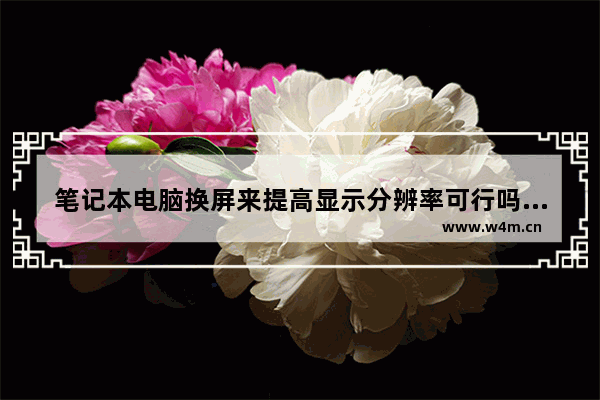 笔记本电脑换屏来提高显示分辨率可行吗 让笔记本当显示器