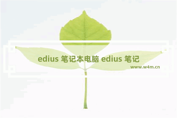 edius 笔记本电脑 edius 笔记本电脑