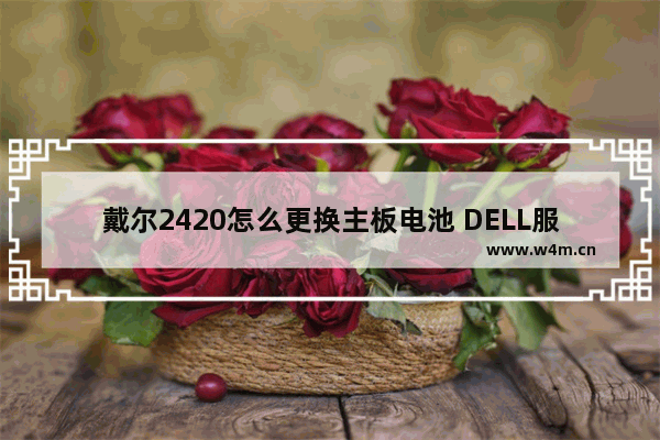 戴尔2420怎么更换主板电池 DELL服务器电源如何短接启动