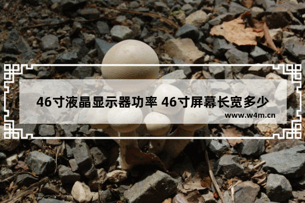 46寸液晶显示器功率 46寸屏幕长宽多少啊