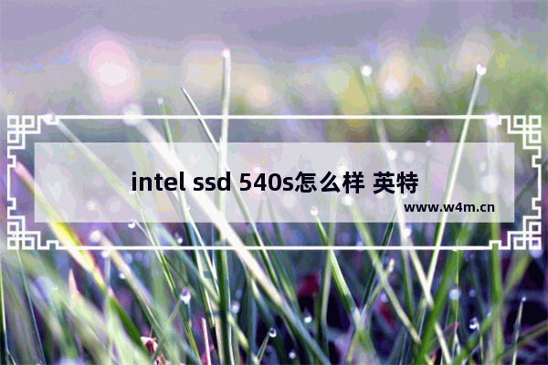 intel ssd 540s怎么样 英特尔540固态硬盘跑分