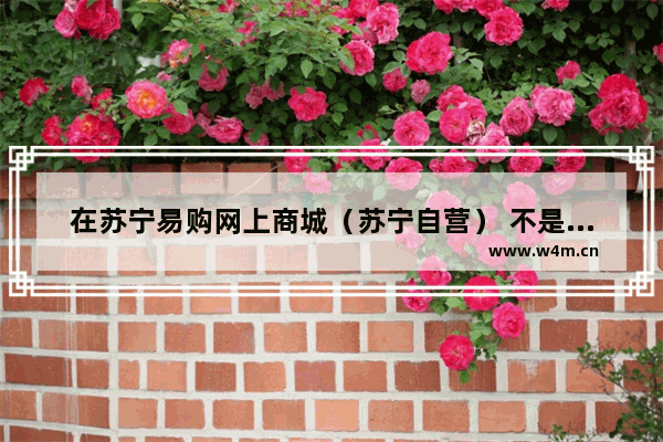 在苏宁易购网上商城（苏宁自营） 不是苏宁旗下的店 买笔记本电脑可靠吗 售后有保障吗 维修的话是不是 苏宁电器笔记本电脑