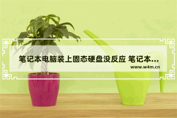 笔记本电脑装上固态硬盘没反应 笔记本不支持固态硬盘